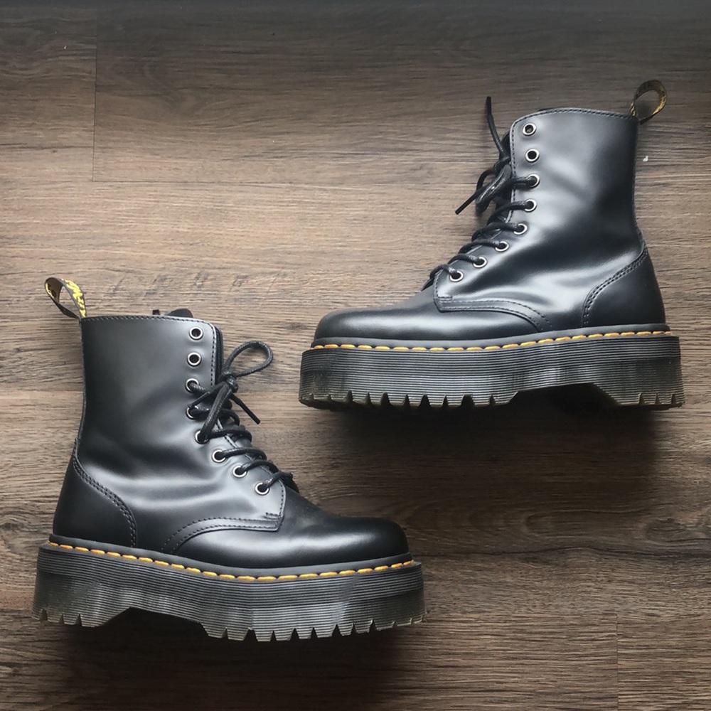 Dr. Martens Jadon Platform Smooth Leather Boots